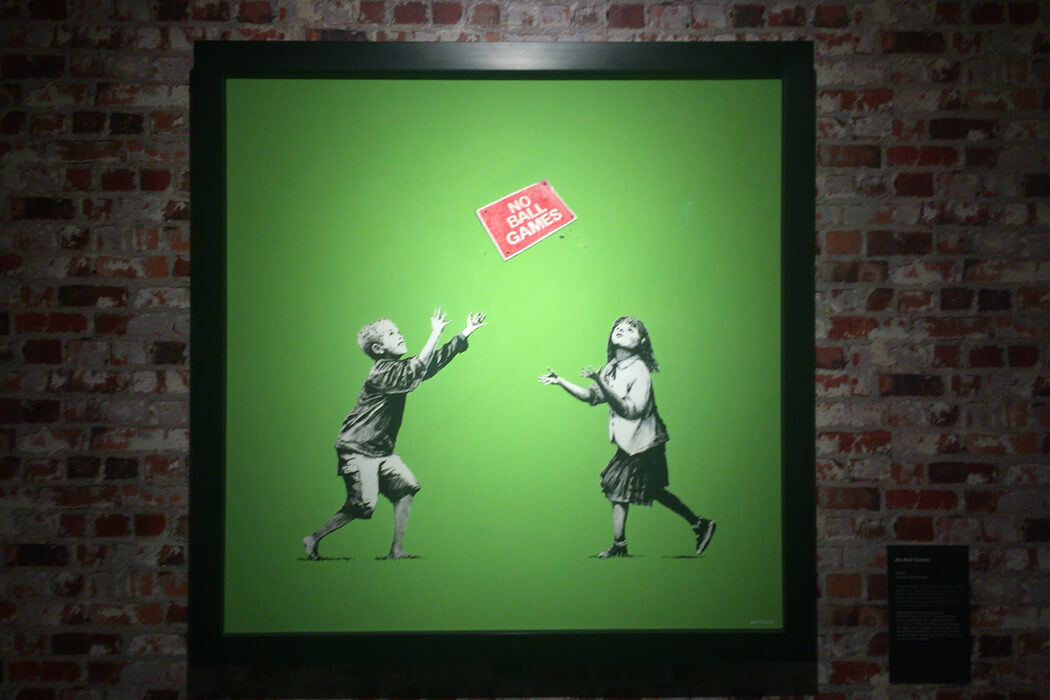 Banksy 'No ball games' 