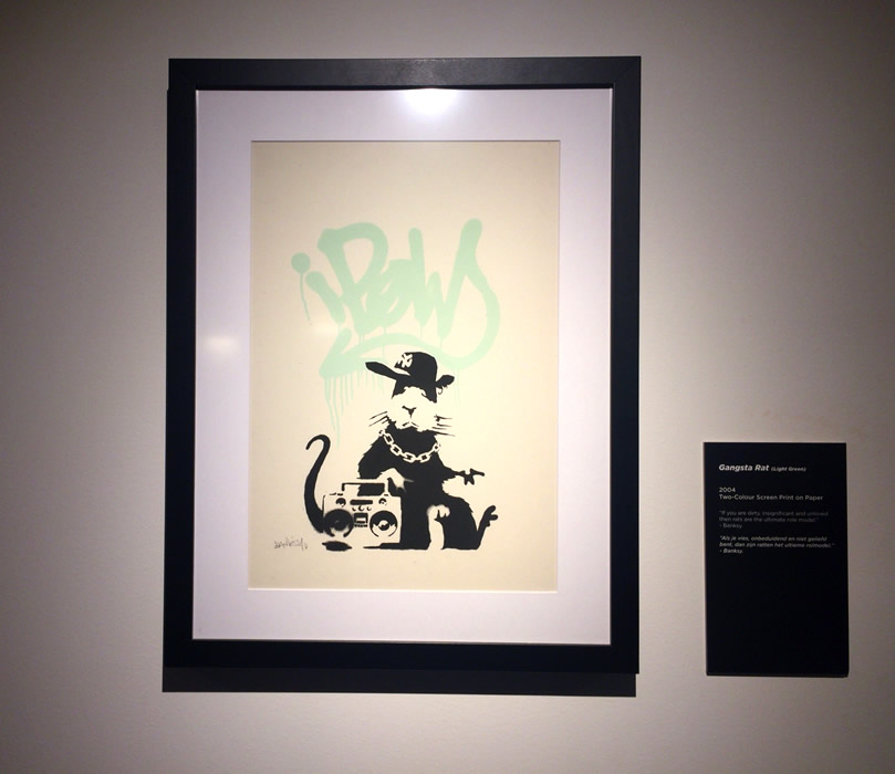 Banksy 'Gangsta Rat' Light Green
