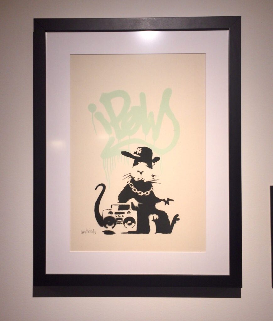 Banksy Gangsta Rat -Light Green