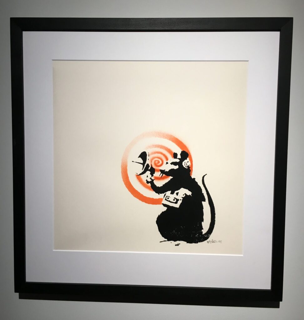 Banksy -Rader Rat（ネズミ）