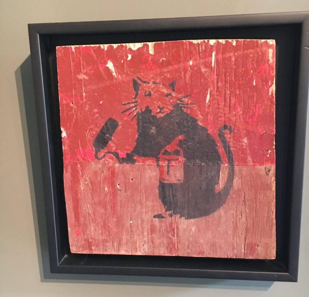 Banksy -Red Rat（ネズミ）